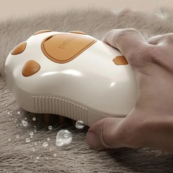 Brosse à Vapeur 3-en-1 pour Chiens & Chats – Toilettage Facile et Relaxant