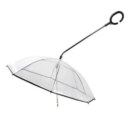 Parapluie Transparent Ajustable pour Animaux – Protection Élégante par Tous les Temps
